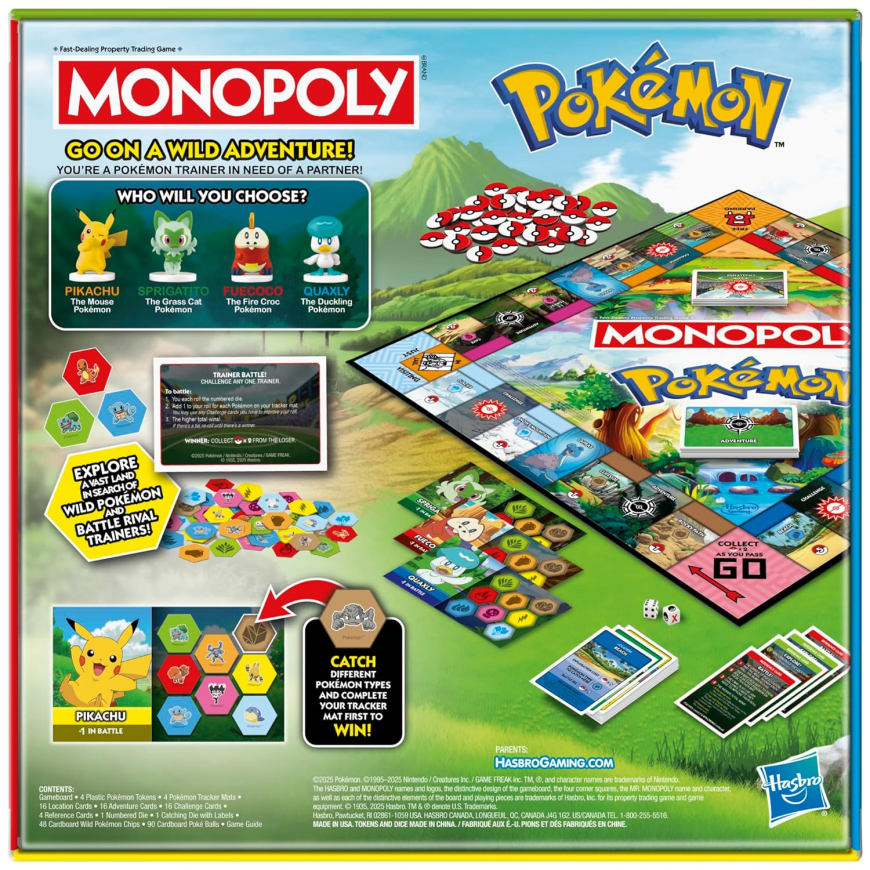 Monopoly Pokemon Edition Board Game