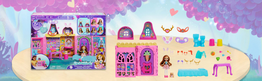 Enchantimals Friendship Fun House Dollhouse Playset