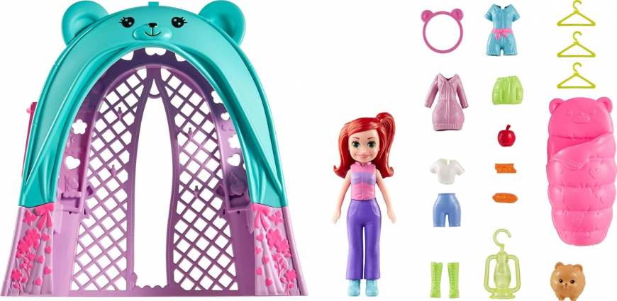 Polly Pocket Glamping Tent playset