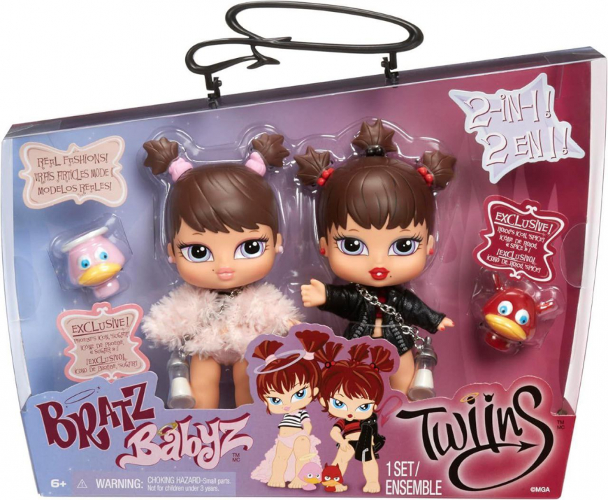 Bratz Babyz Twiins  2-pack dolls re-release of Roxxi and Phoebe