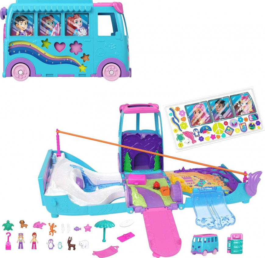 Polly Pocket Pet Mobile Adventure Playset