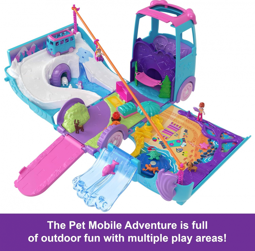 Polly Pocket Pet Mobile Adventure Playset