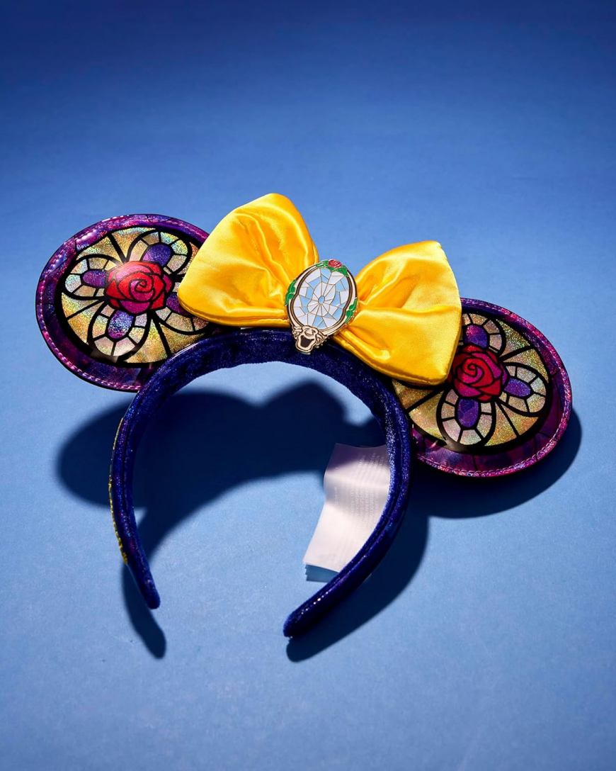 Loungefly Disney Princess Stained Glass Belle Ear Headband