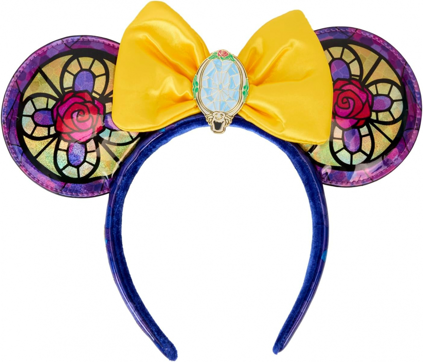 Loungefly Disney Princess Stained Glass Belle Ear Headband