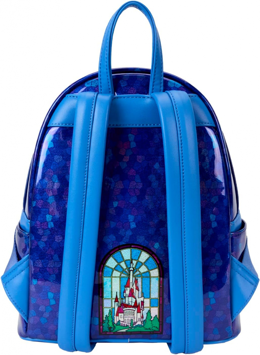 Loungefly Disney Princess Stained Glass Belle Mini-Backpack