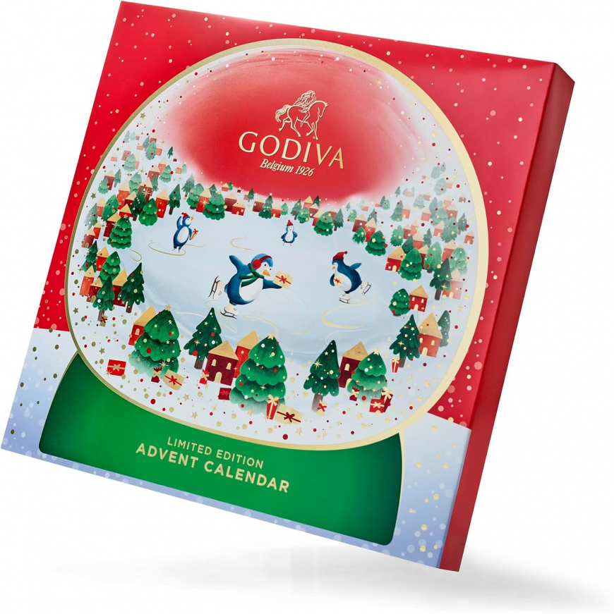 Godiva Chocolatier 2024 Deluxe Snowglobe Advent Calendar