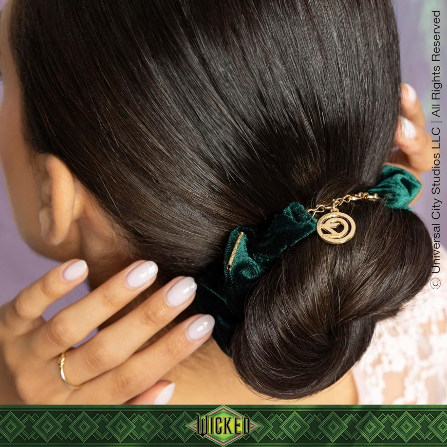 Wicked Emerald City Scrunchie Bobby Pin set