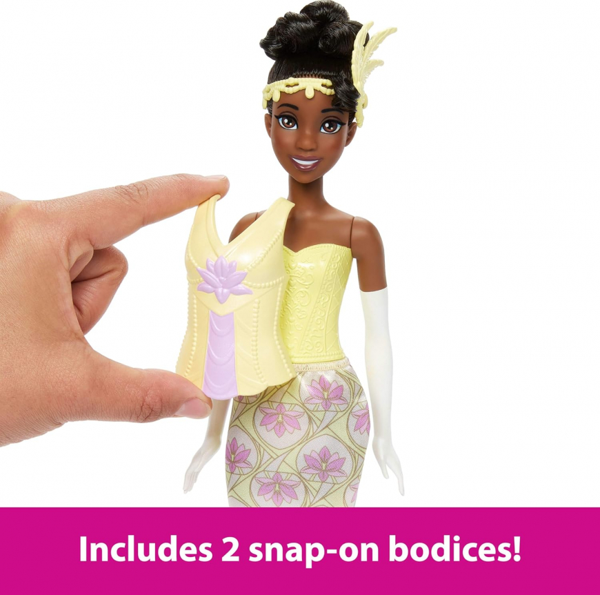 Mattel Disney Princess Tiana Fashion Doll with 2 Looks