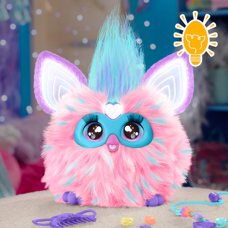 New Furby Cotton Candy Interactive Plush Toy