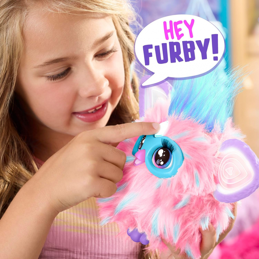 New Furby Cotton Candy Interactive Plush Toy