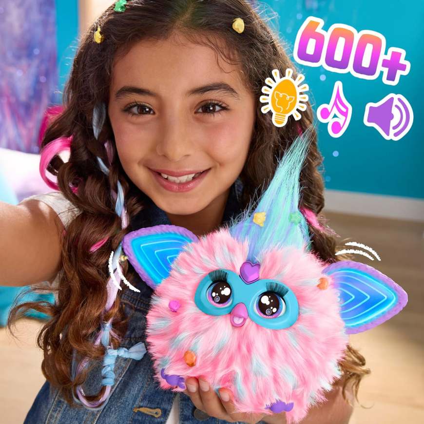 New Furby Cotton Candy Interactive Plush Toy