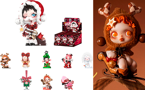 Christmas POP MART SKULLPANDA Wishing Time Series Figures