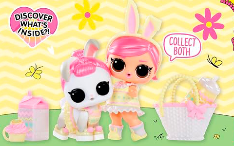 LOL Surprise Pastel Party Easter 2025 limited edition dolls Hops and Hops Bunny