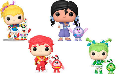 Funko Pop and Buddy Rainbow Brite figures