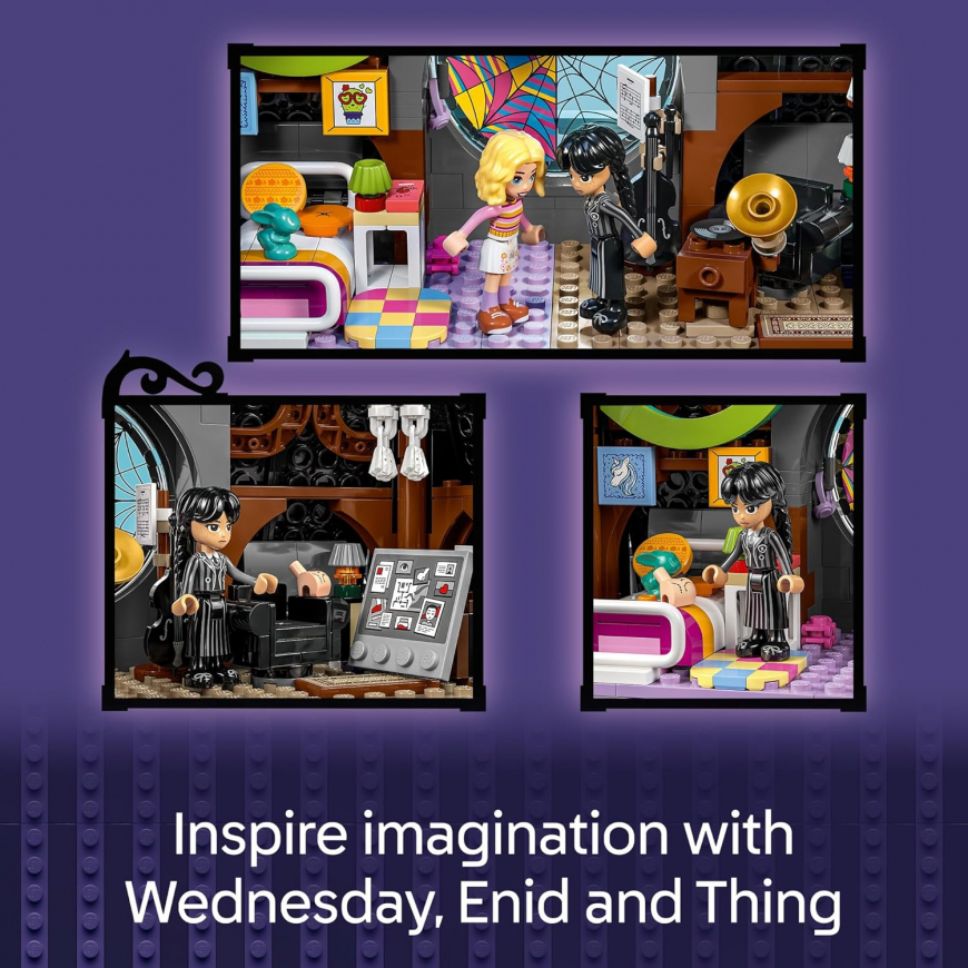 LEGO Wednesday & Enid's Dorm Room Playset