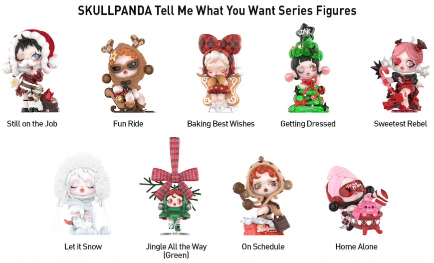 POP MART SKULLPANDA Wishing Time Series Figures