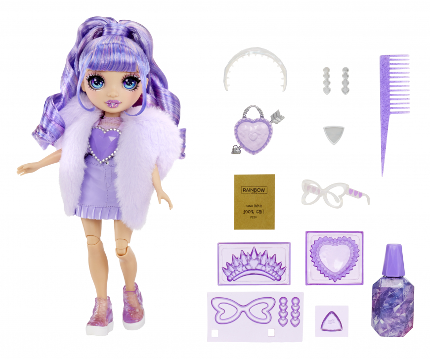 Rainbow High Creative Crystals Violet Willow doll