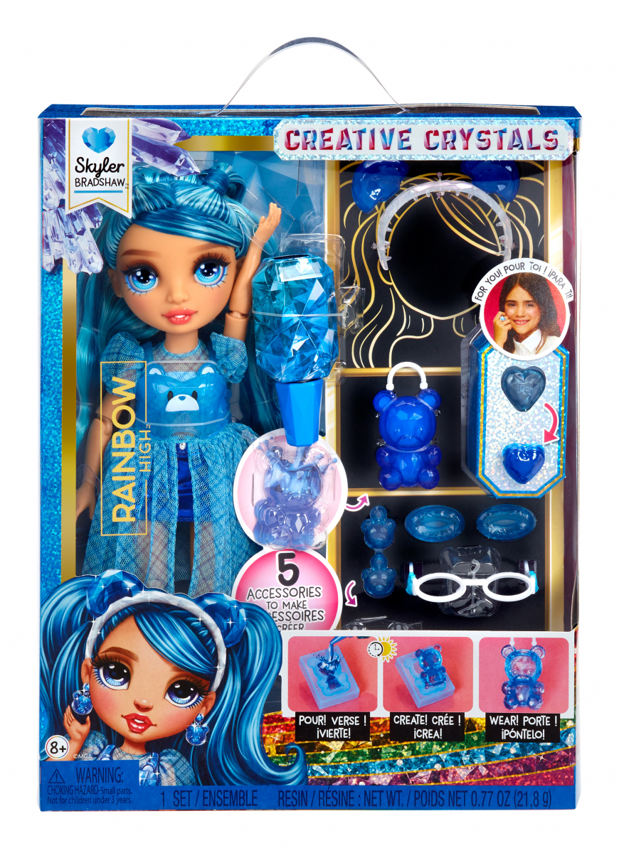 Rainbow High Creative Crystals Skyler Bradshow doll