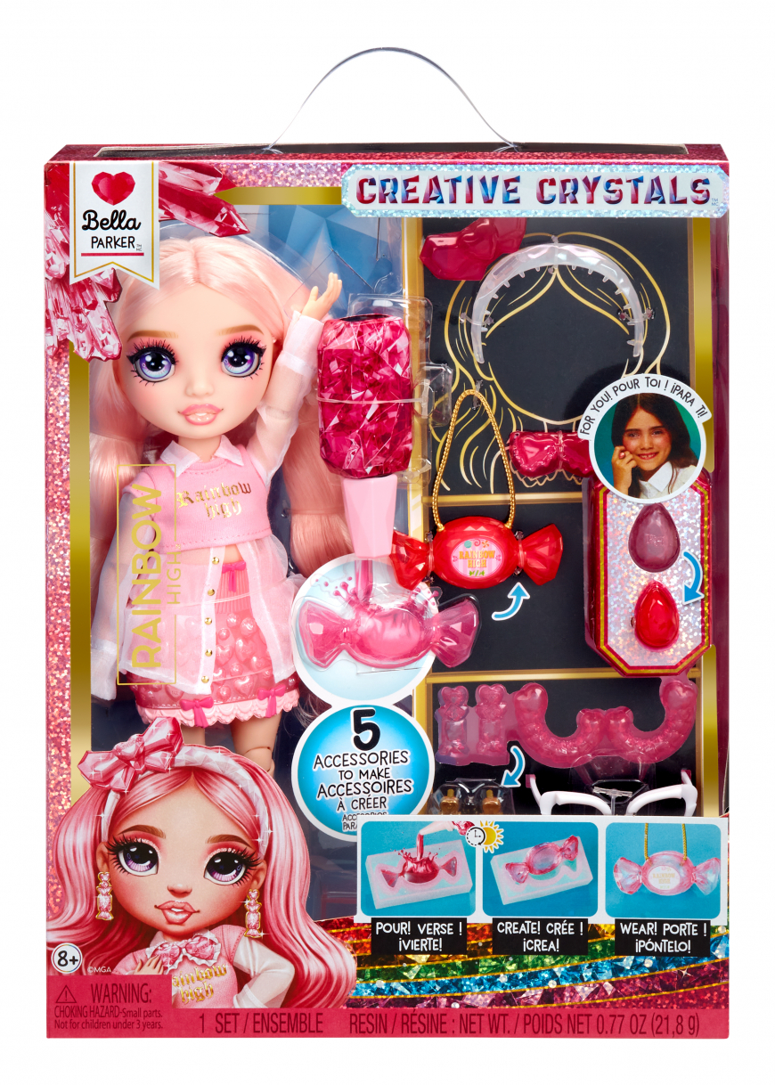 Rainbow High Creative Crystals Bella Parker doll