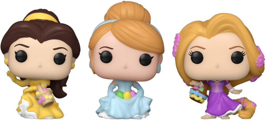 Funko Pocket Pop!: Easter 3-Pack - Belle, Cinderella, Rapunzel