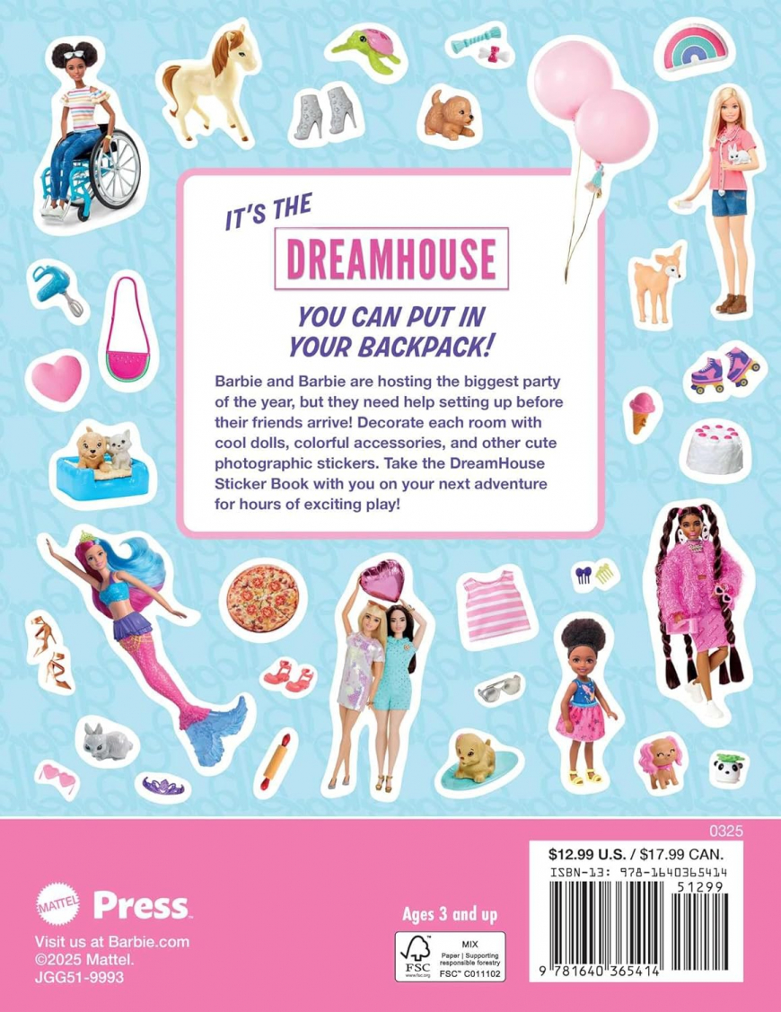 Barbie DreamHouse Sticker Book