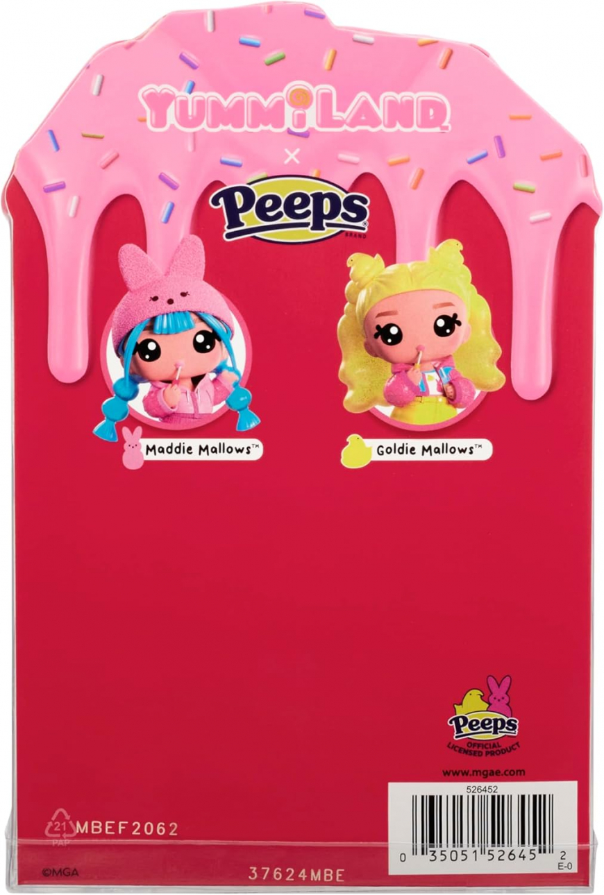 Yummiland Peeps dolls: Maddie Mallows and Goldie Mallows