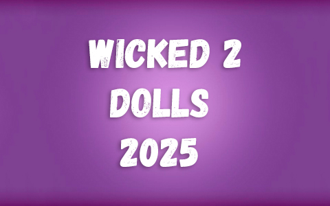 New Wicked 2 movie dolls 2025 from Mattel