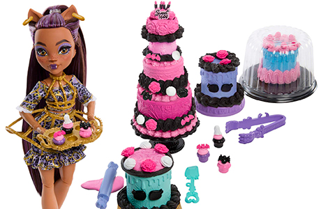 Monster High Scary Sweet Birthday Clawdeen Wolf Cake Kit