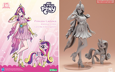 Kotobukiya My Little Pony Bishoujo Series Princess Cadance and Queen Chrysalis figures