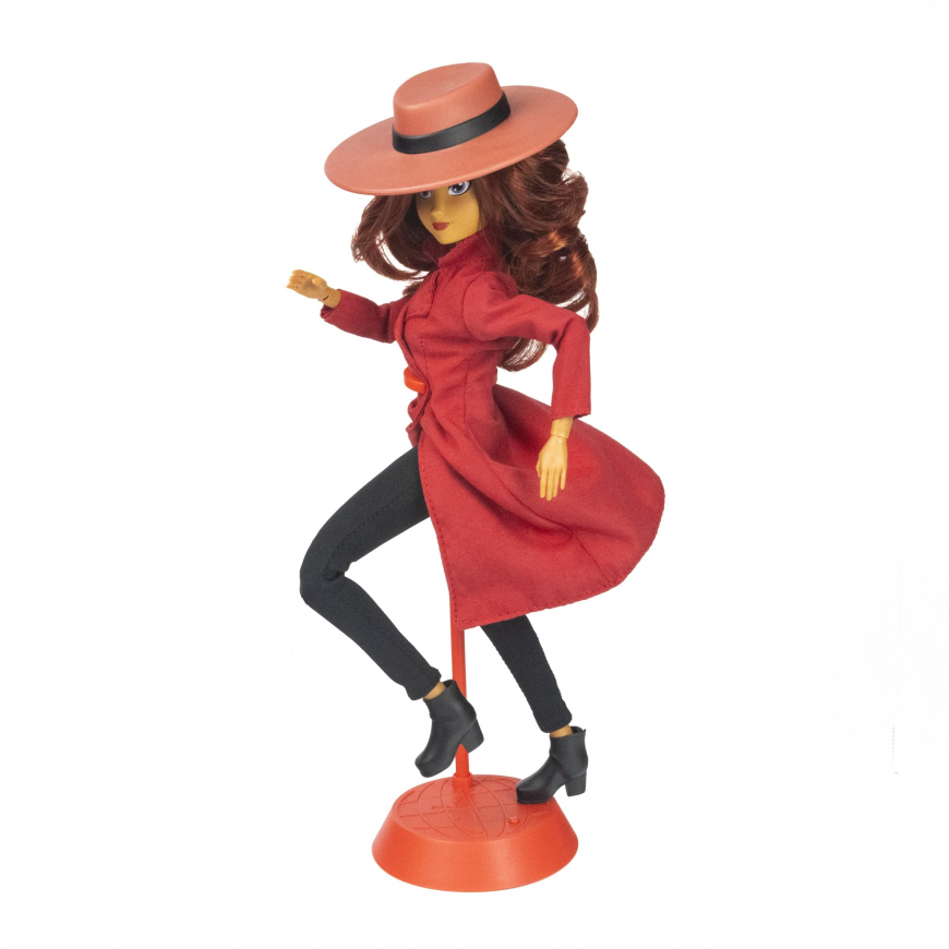 Carmen Sandiego doll from the Loyal Subjects