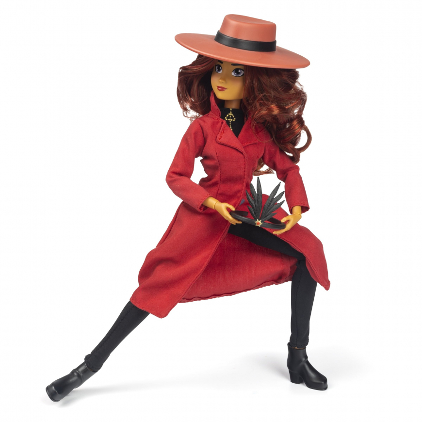 Carmen Sandiego doll from the Loyal Subjects