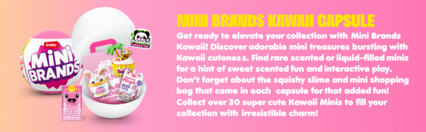 Mini Brands Kawaii Capsule surprise from Zuru