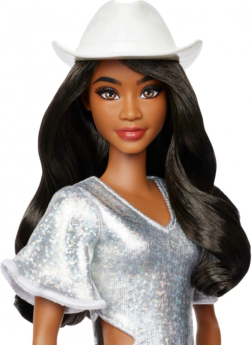 Barbie Fashionista Glitter Cowgirl Doll HYT95