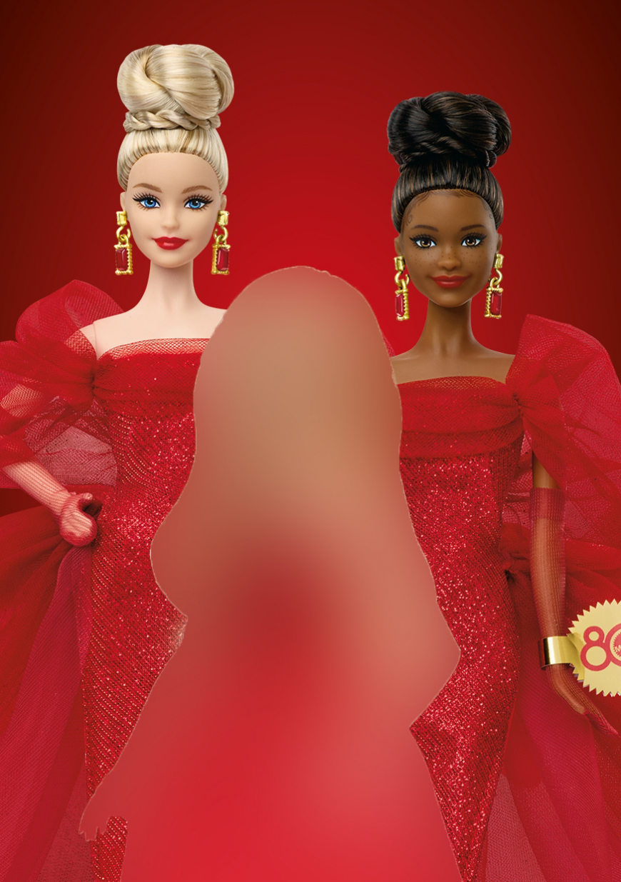 Barbie Signature Mattel 80th Anniversary Ruby Red Dolls