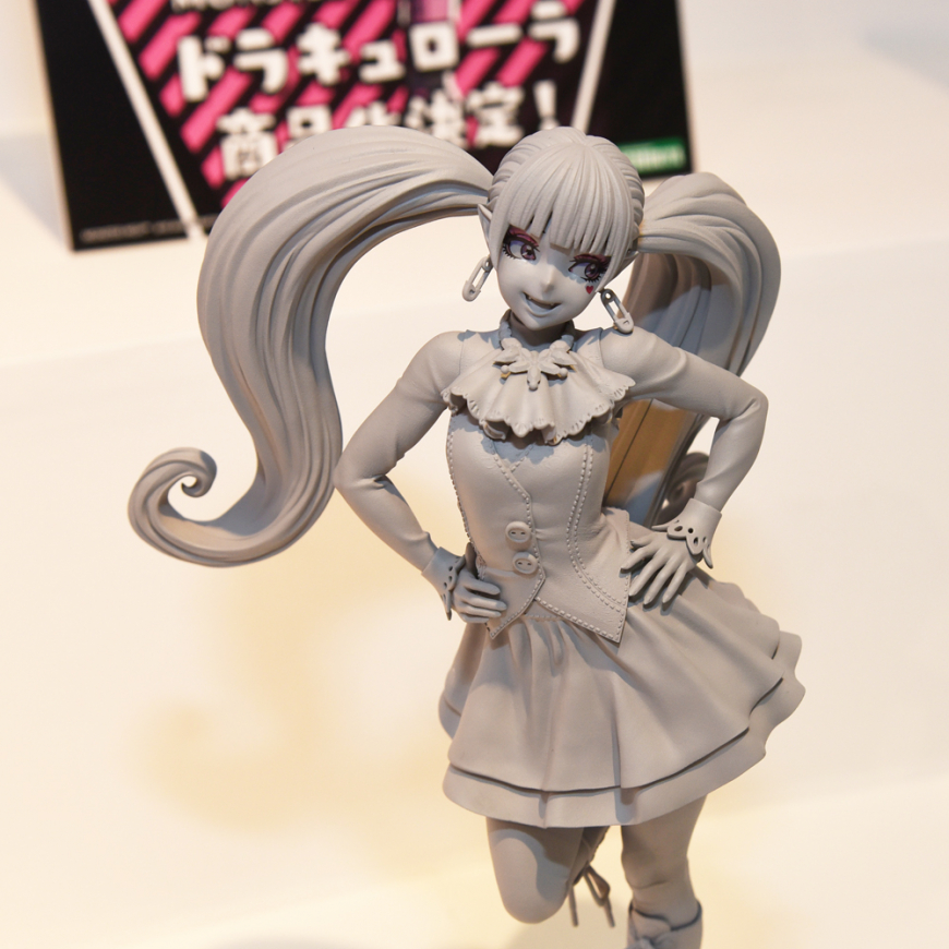 Kotobukiya revealed uncolored sculpt of Draculaura's Bishoujo figure