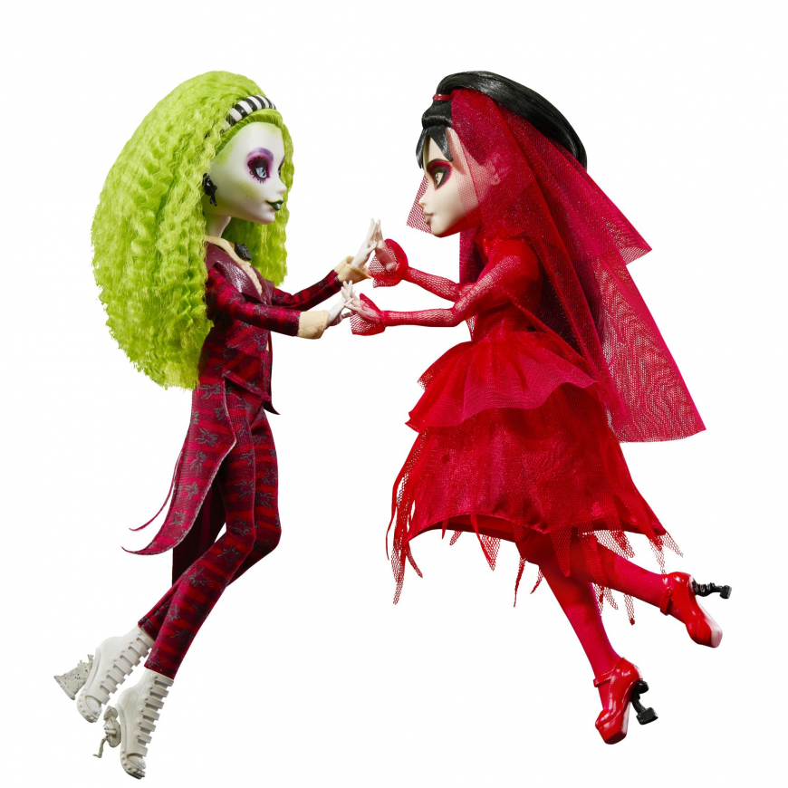 Monster High Skullector Beetlejuice Beetlejuice Valentine dolls set