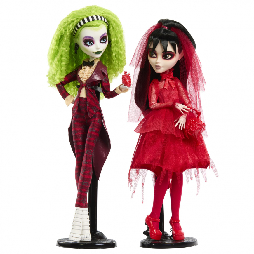 Monster High Skullector Beetlejuice Beetlejuice Valentine dolls set