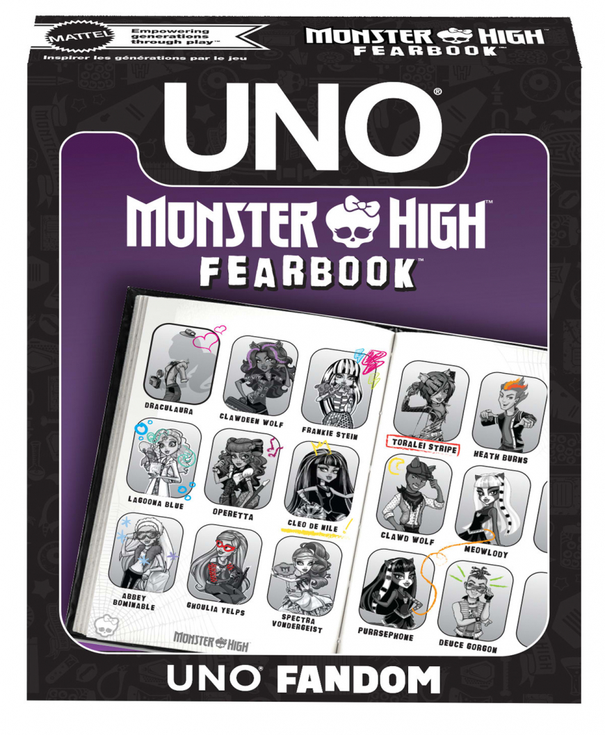 Monster High UNO Fearbook