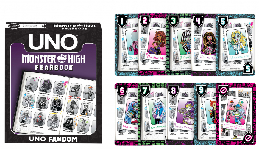 Monster High UNO Fearbook