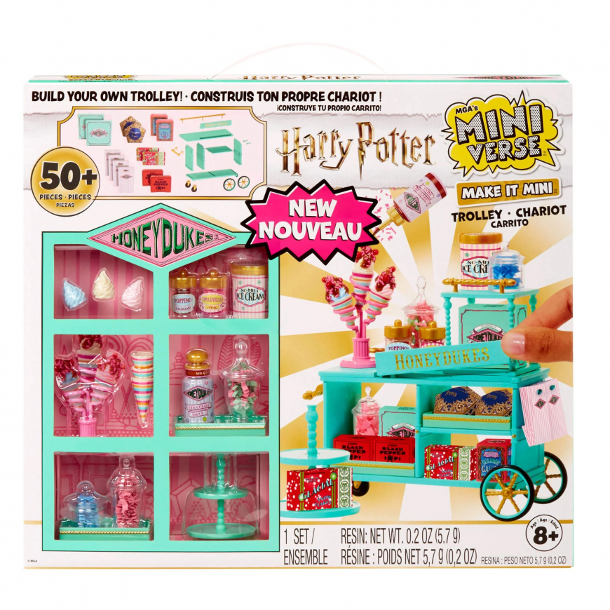 MGA's Miniverse Make It Mini Harry Potter Honeydukes Trolley Playset