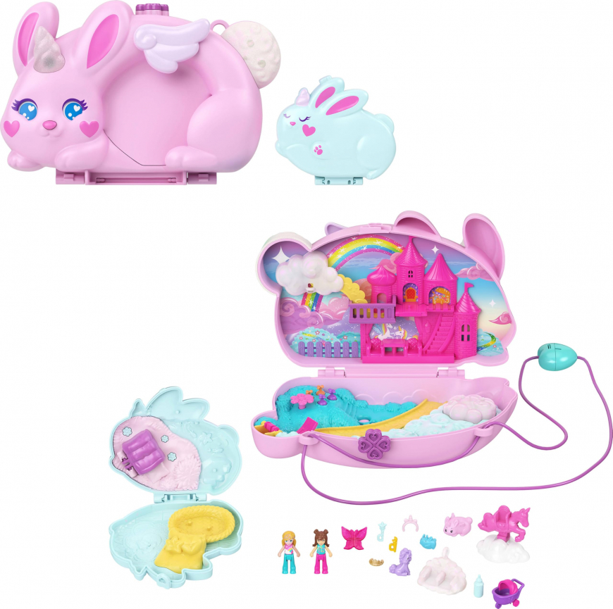 Polly Pocket 2-in-1 Bunny Fun Compact