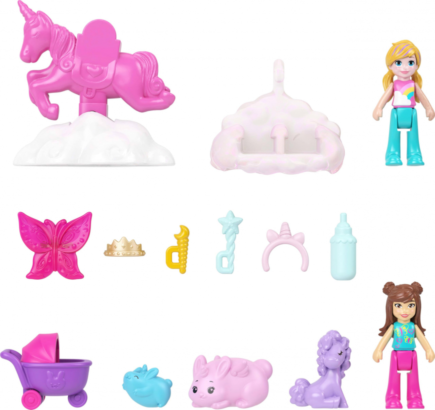 Polly Pocket 2-in-1 Bunny Fun Compact