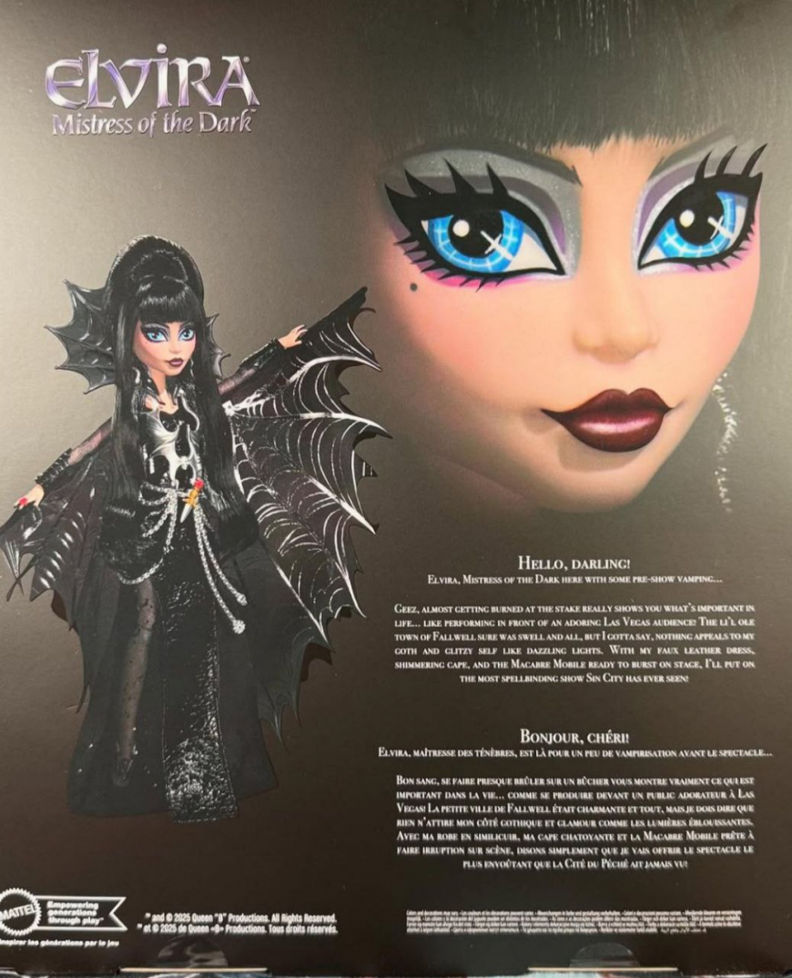 Monster High Skullector Elvira doll 2025