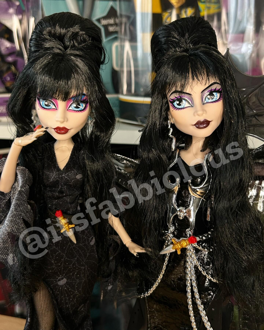 Monster High Skullector Elvira Mistress of the Dark doll 2025