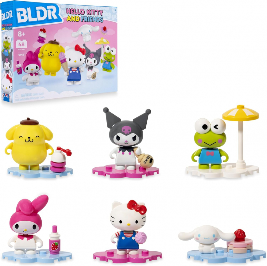 BLDR Hello Kitty and Friends Minifigures 6-Pack