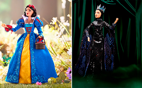 Disney Store 2025 Limited Edition Snow White and Evil Queen Live Action movie dolls Disney Store 2025 Limited Edition Snow White and Evil Queen Live Action movie dolls