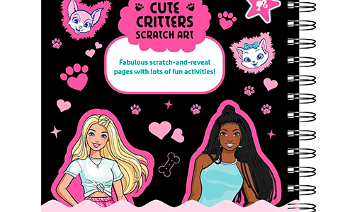 Barbie: Cute Critters Scratch Art