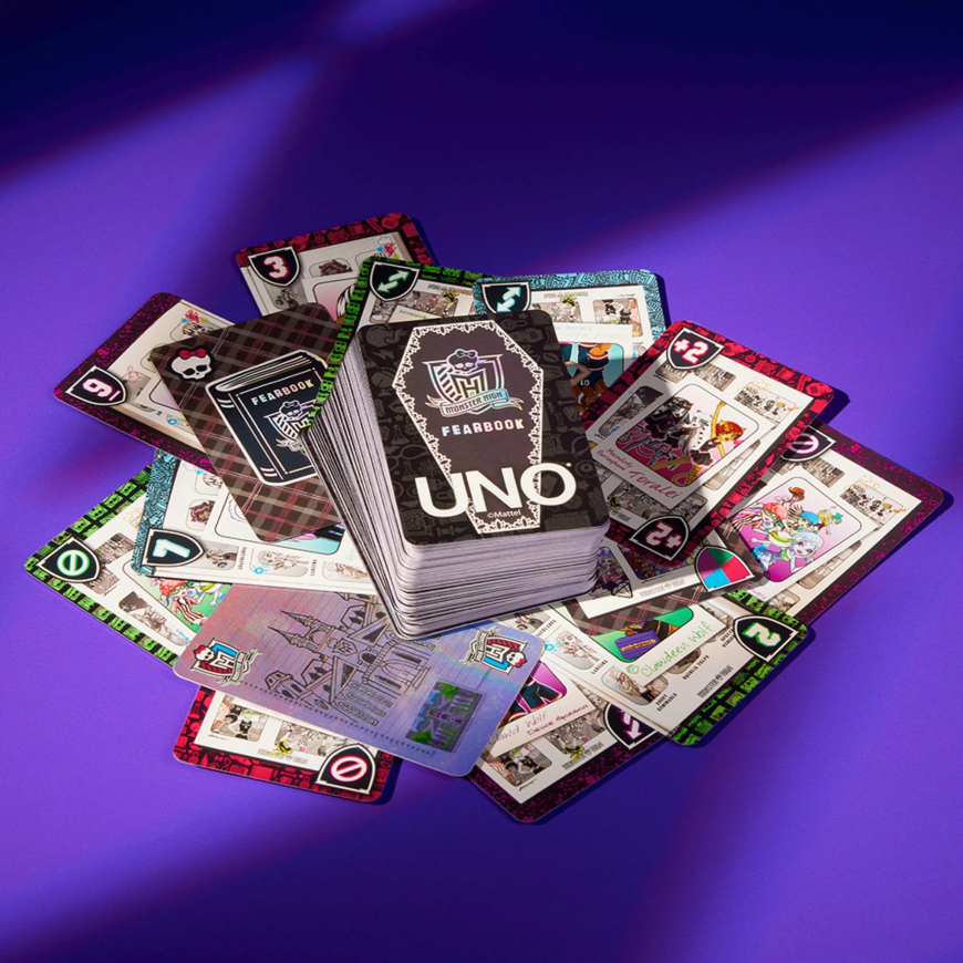 UNO Fandom Monster High Fearbook Deck