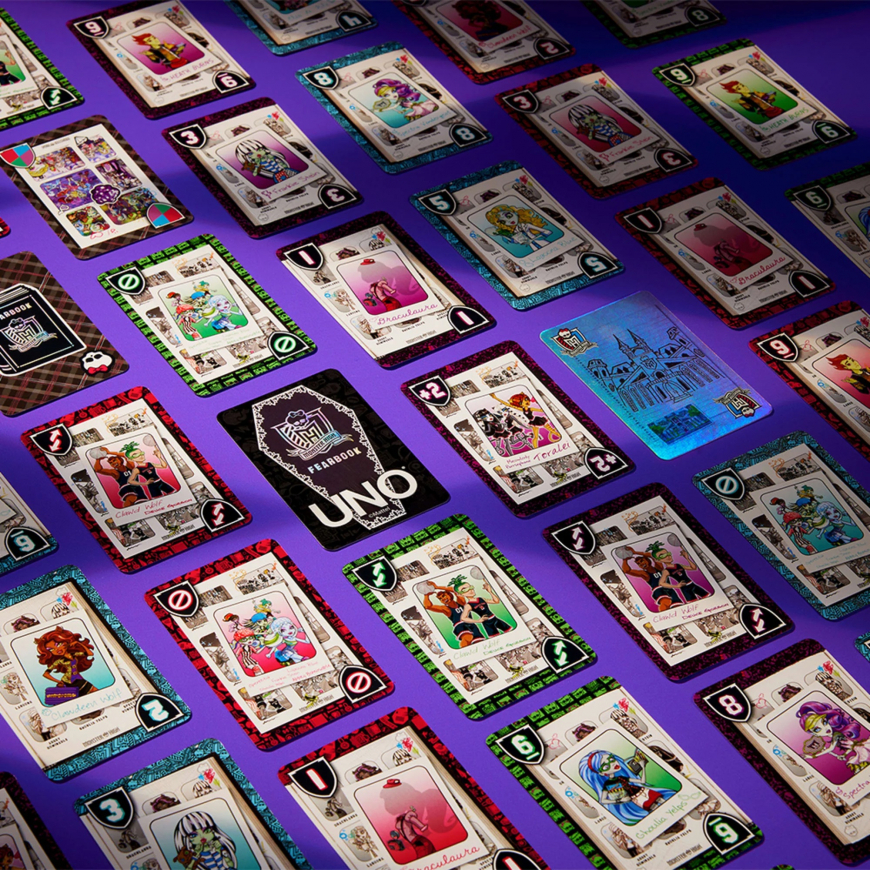 UNO Fandom Monster High Fearbook Deck