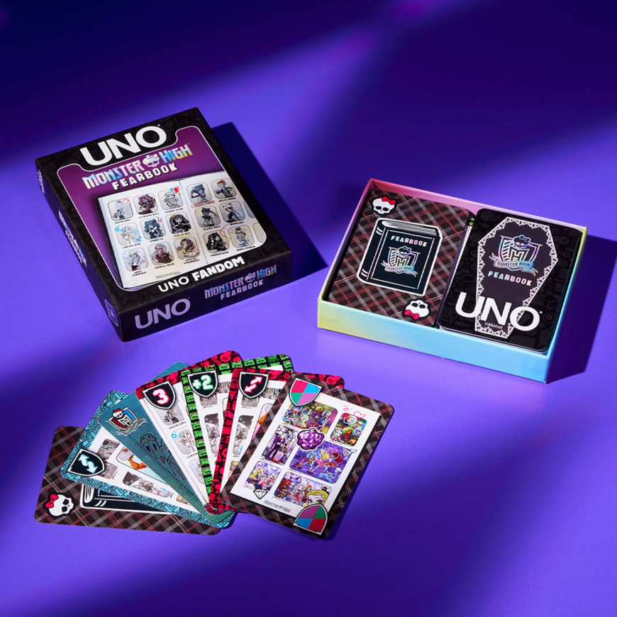 UNO Fandom Monster High Fearbook Deck